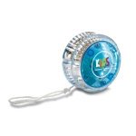 Yo-yo personnalisé lumineux pour la publicité Flash couleur bleu troisième vue principale