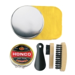 Set nettoyant pour chaussures dans une boîte en aluminium Loafers couleur argenté brillant deuxième vue