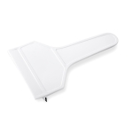 Raclette à glace personnalisée économique avec logo BasicStyle couleur blanc cinquième vue