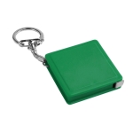 Porte-clés original avec mètre ruban personnalisé de 1M SquareMeter couleur vert