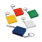 Porte-clés original avec mètre ruban personnalisé de 1M SquareMeter diverses couleurs