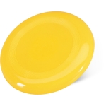 Frisbee personnalisé avec logo sérigraphié pour événement Santa Mónica couleur jaune