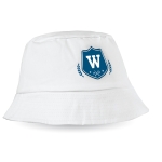Chapeaux de plage publicitaires en coton de couleur Umbra couleur blanc deuxième vue principale