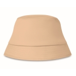 Chapeaux de plage publicitaires en coton de couleur Umbra couleur beige