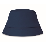 Chapeaux de plage publicitaires en coton de couleur Umbra couleur bleu marine