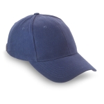 Casquette pour publicité d'entreprise en coton peigné Uptown couleur bleu
