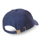 Casquette pour publicité d'entreprise en coton peigné Uptown couleur bleu deuxième vue