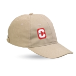 Casquette pour publicité d'entreprise en coton peigné Uptown couleur kaki vue principale
