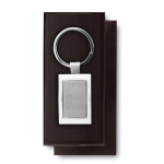 Porte-clés personnalisables chromés en argent brillant Chrome couleur argenté brillant cinquième vue