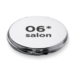 Miroir double personnalisé avec loupe chromé Uptown couleur argenté brillant vue principale