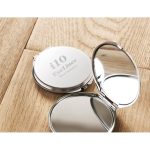 Miroir double personnalisé avec loupe chromé Uptown couleur argenté brillant deuxième vue principale