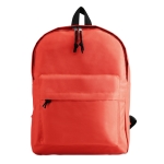 Sacs à dos personnalisables en polyester 600D School Color couleur rouge