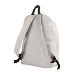 Sacs à dos personnalisables en polyester 600D School Color couleur gris deuxième vue