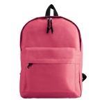 Sacs à dos personnalisables en polyester 600D School Color couleur fuchsia