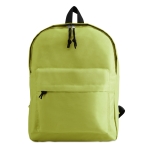 Sacs à dos personnalisables en polyester 600D School Color couleur vert lime