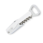 Tire-bouchon personnalisé avec décapsuleur à offrir Chef couleur blanc