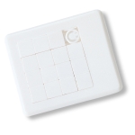 Puzzle pour publicité et merchandising avec image imprimée Enigma couleur blanc