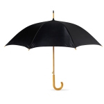 Parapluie automatique personnalisé en polyester 190T Ø104 Basic couleur noir