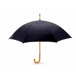 Parapluie automatique personnalisé en polyester 190T Ø104 Basic couleur noir troisième vue