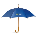 Parapluie automatique personnalisé en polyester 190T Ø104 Basic couleur bleu deuxième vue principale
