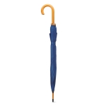 Parapluie automatique personnalisé en polyester 190T Ø104 Basic couleur bleu troisième vue