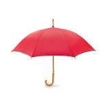 Parapluie automatique personnalisé en polyester 190T Ø104 Basic couleur rouge