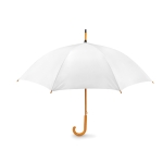 Parapluie automatique personnalisé en polyester 190T Ø104 Basic couleur blanc