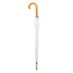 Parapluie automatique personnalisé en polyester 190T Ø104 Basic couleur blanc deuxième vue