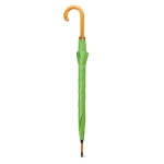 Parapluie automatique personnalisé en polyester 190T Ø104 Basic couleur vert lime deuxième vue
