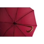Parapluie en polyester 190T avec manche en bois Ø104 Basic Manual couleur bordeaux deuxième vue