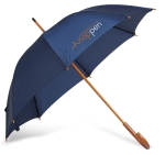 Parapluie en polyester 190T avec manche en bois Ø104 Basic Manual couleur bleu vue principale