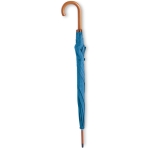 Parapluie en polyester 190T avec manche en bois Ø104 Basic Manual couleur bleu roi deuxième vue