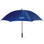 Parapluie avec logo grande taille en polyester 190T Ø128 Royal County couleur bleu vue principale
