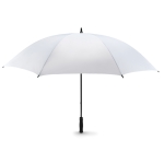 Parapluie avec logo grande taille en polyester 190T Ø128 Royal County couleur blanc troisième vue
