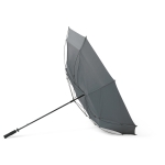 Parapluie avec logo grande taille en polyester 190T Ø128 Royal County couleur gris deuxième vue