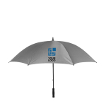 Parapluie avec logo grande taille en polyester 190T Ø128 Royal County vue avec zone d'impression