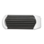 Brosse pliante de poche avec miroir tout-en-un BrushView couleur blanc
