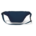 Sac banane en polyester 600D avec poche pour cartes Basic Wear couleur bleu deuxième vue
