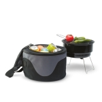 Glacière contenant un barbecue portable Chef couleur noir deuxième vue