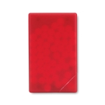 Bonbons à la menthe personnalisés pas cher CandyCard couleur rouge transparent