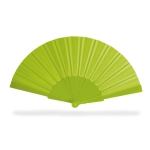 Éventail publicitaire pas cher imprimé dans de jolies couleurs Colors couleur vert lime