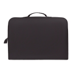 Sac porte-documents économique en polyester Oslo couleur noir deuxième vue