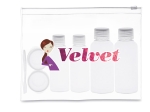 Trousse de toilette complète pour clients et 6 conteneurs vides Pilot couleur transparent