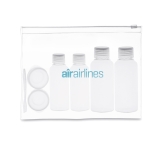 Trousse de toilette complète pour clients et 6 conteneurs vides Pilot couleur transparent deuxième vue principale