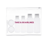 Trousse de toilette complète pour clients et 6 conteneurs vides Pilot couleur transparent troisième vue principale