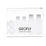 Trousse de toilette complète pour clients et 6 conteneurs vides Pilot couleur transparent quatrième vue prinicipale