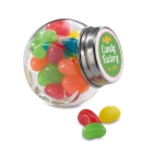 Bonbons publicitaires colorés dans un bocal en verre ChocolateStore couleur multicolore deuxième vue principale