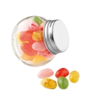 Bonbons publicitaires colorés dans un bocal en verre ChocolateStore couleur multicolore troisième vue