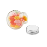 Bonbons publicitaires colorés dans un bocal en verre ChocolateStore couleur multicolore quatrième vue