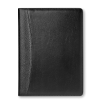 Portfolio publicitaire avec calculatrice, stylo et bloc-notes Business couleur noir